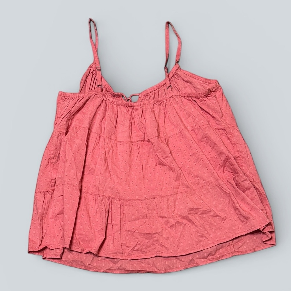 NWT Old Navy Textured Clip-Dot Tiered Tie-Neck Cami Top - Picture 4 of 6